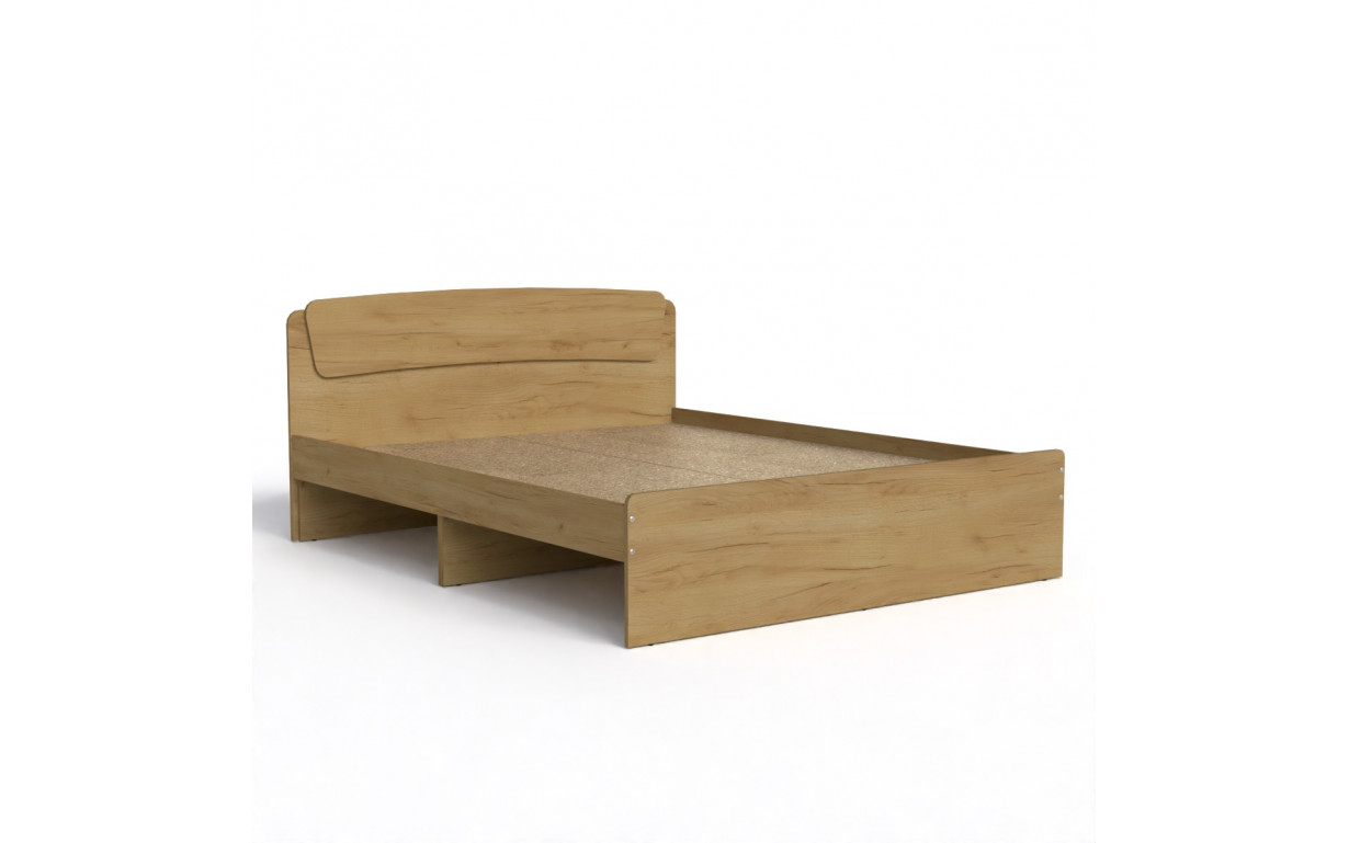 Кровать Классика-160 (дуб крафт золото) - Фото